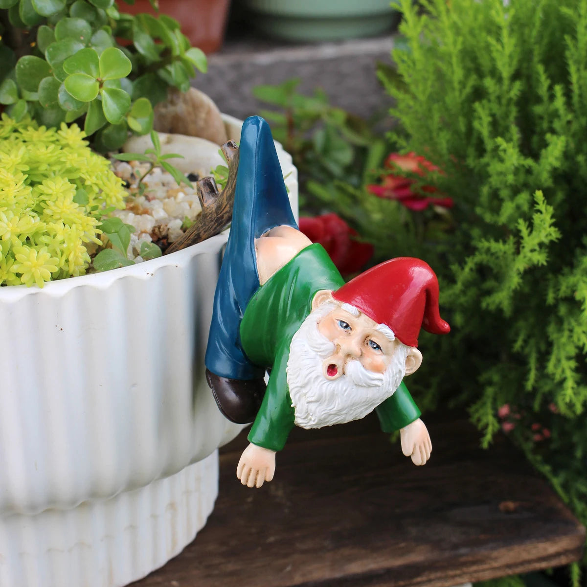 Funny Hanging Garden Gnome Pants Ornament