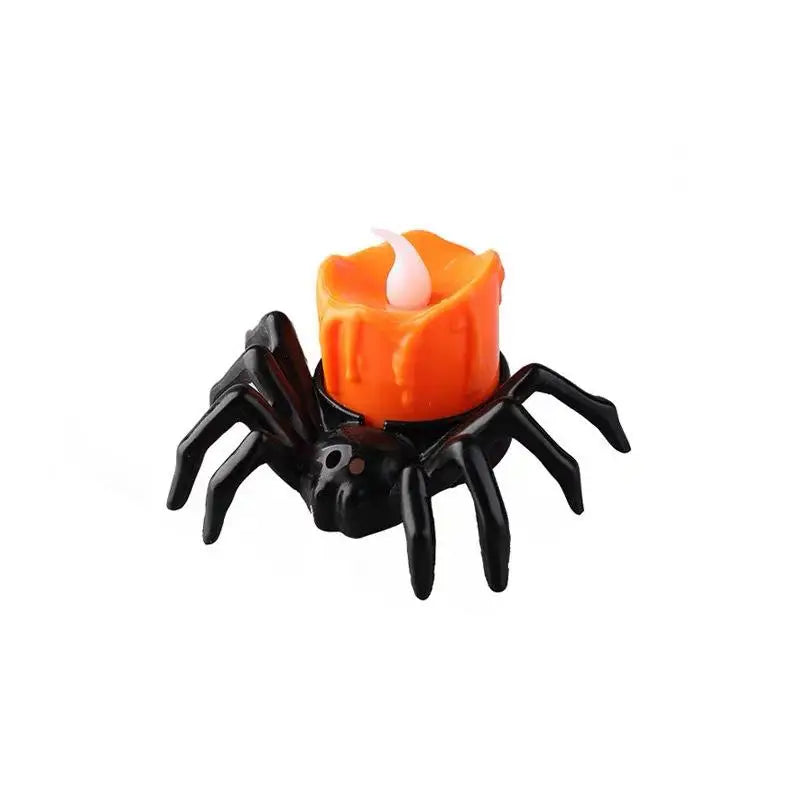 Halloween Spider LED Candle Light – Battery Operated Night Light