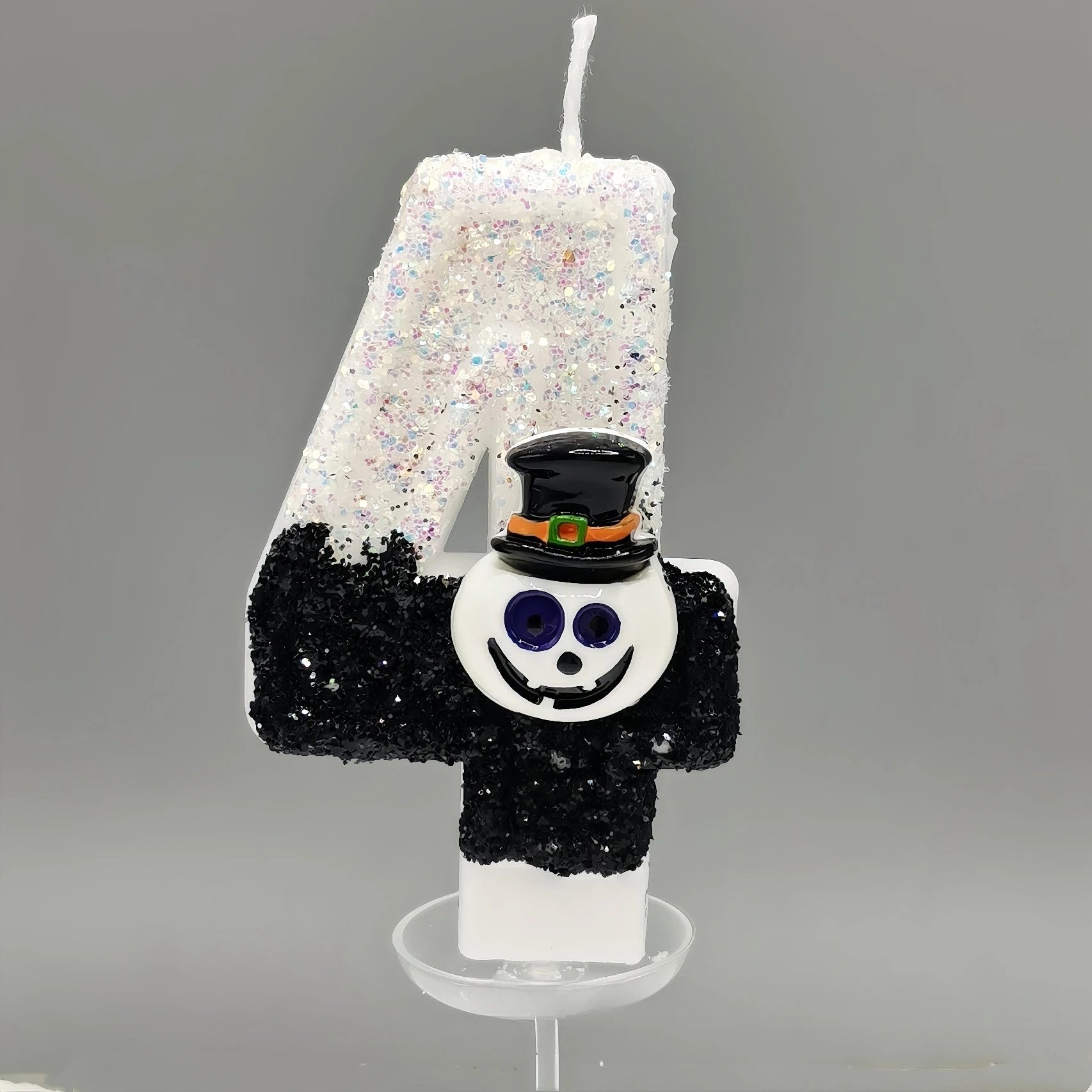 Halloween Pumpkin Number Candles – Spooky Birthday Party Decoration