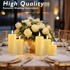 Flameless LED Candles Bulk Set