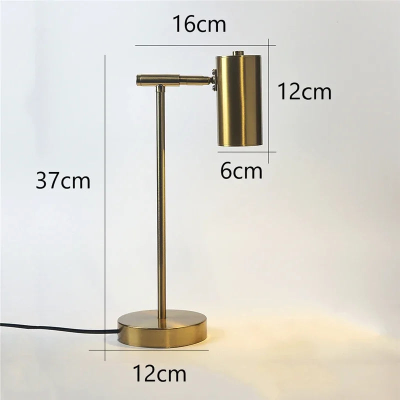 Modern Golden Table Lamp – Nordic Design - candletown.net