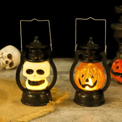 LED Halloween Pumpkin or Skull Lamp – Flameless Vintage Light