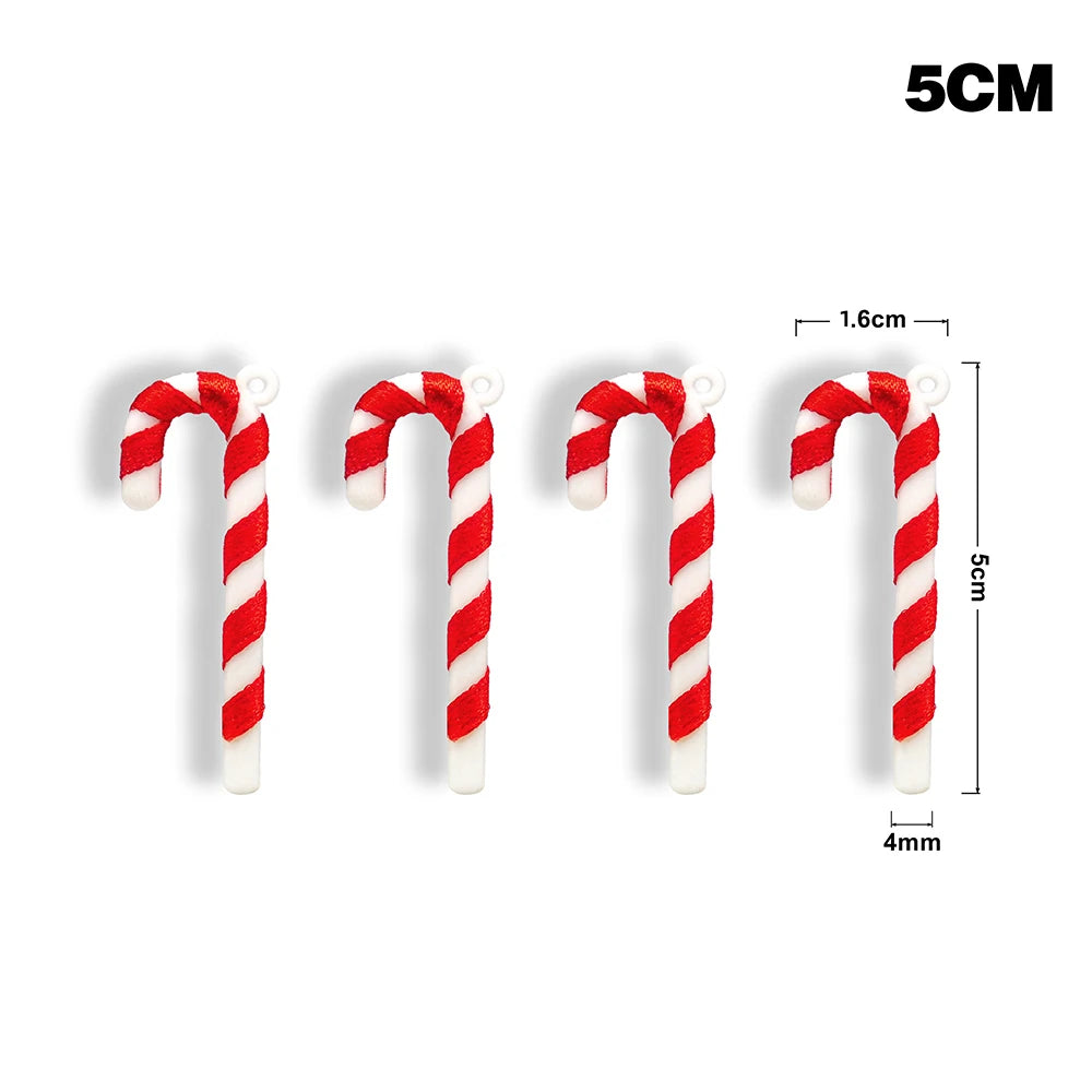 Candy Cane Christmas Ornaments – 30pcs Set