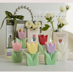 Handmade Tulip Soy Wax Candle - candletown.net