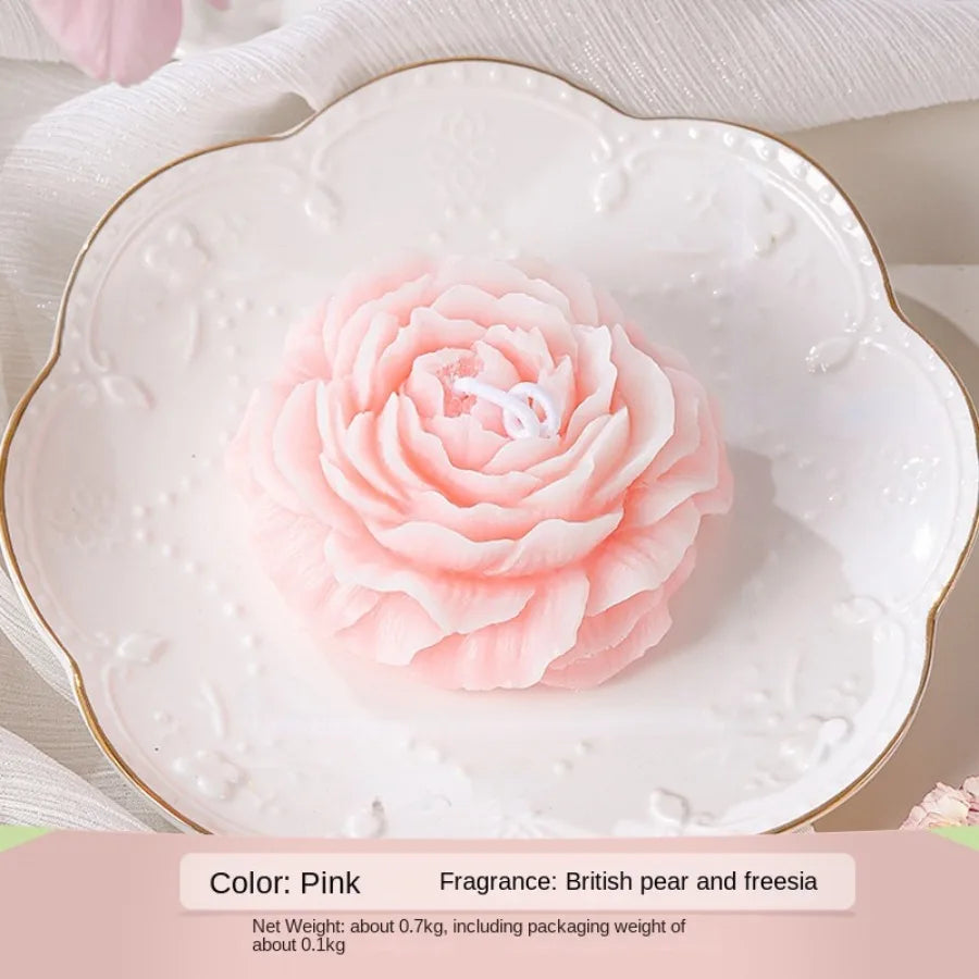 Peony Flower Aromatherapy Candle - candletown.net