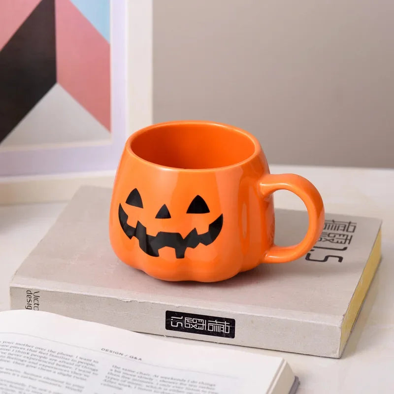 Halloween Kurpitsamuki – 4 dl Keraaminen Kahvimuki