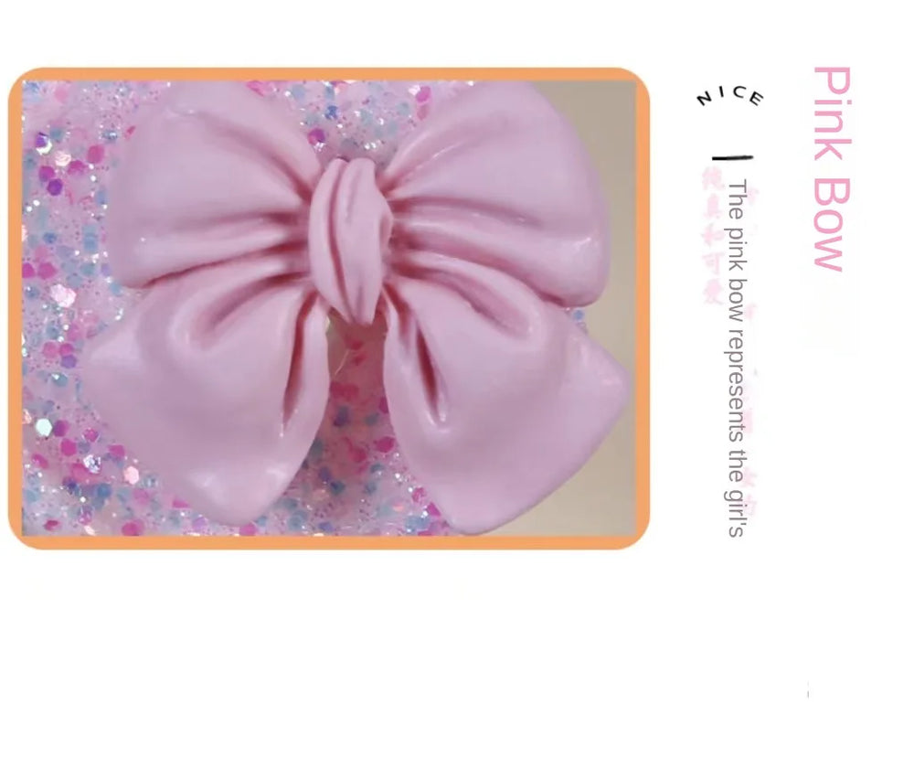 Pink Bow Number Candle – Elegant Cake Topper for Birthdays & Celebrations - candletown.net