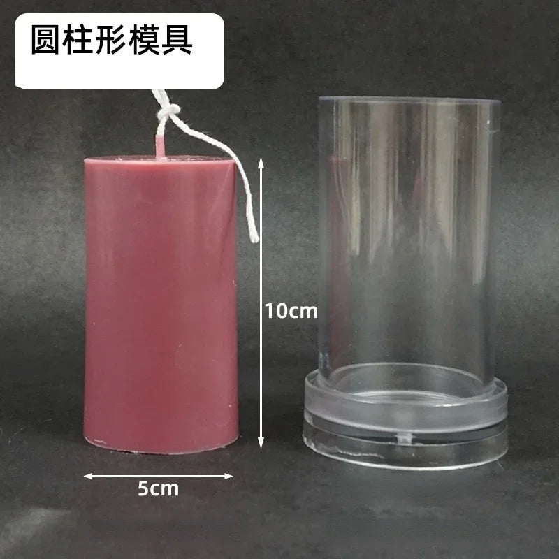 Large Cylindrical Candle Mold for DIY Pillar Candles