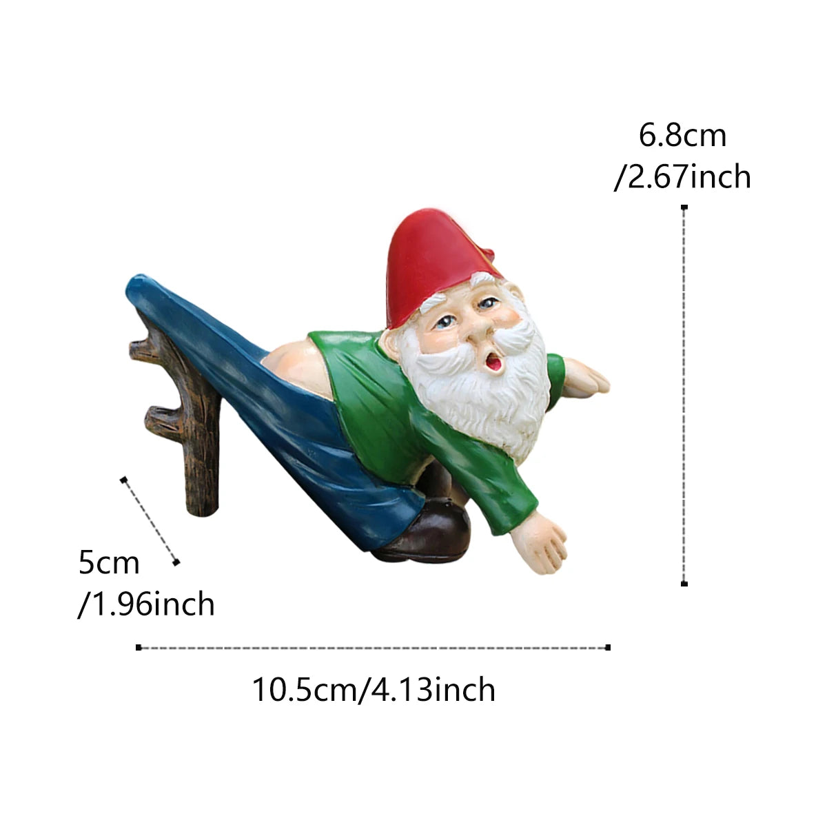 Funny Hanging Garden Gnome Pants Ornament