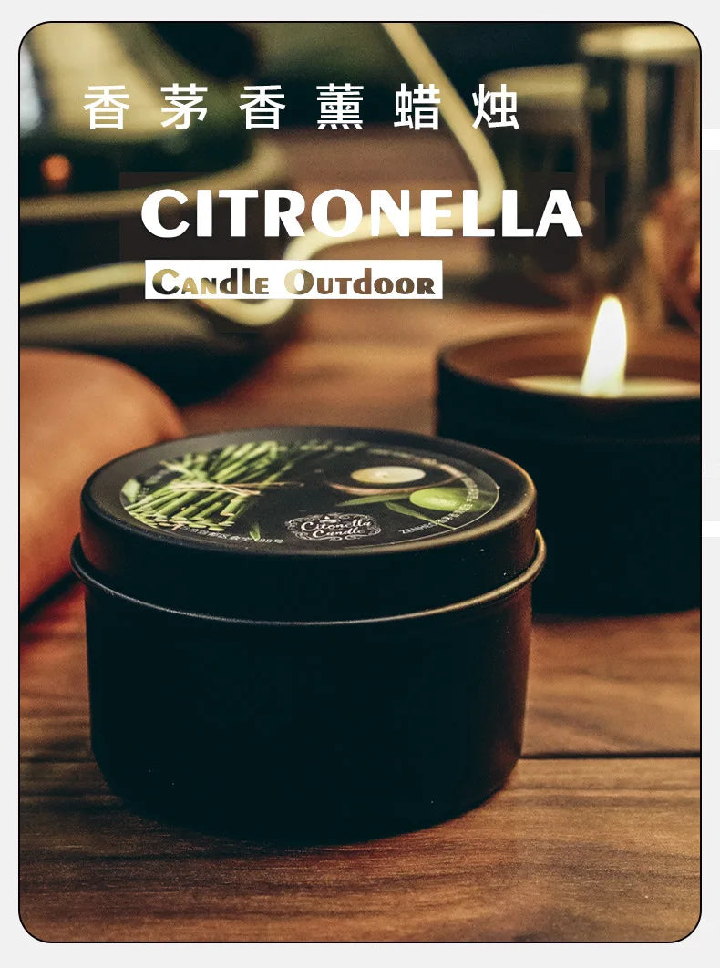 180g Citronella Candle – Natural Mosquito Repellent for Outdoors & Home