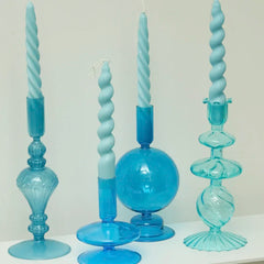 Colorful Glass Candle Holder - candletown.net