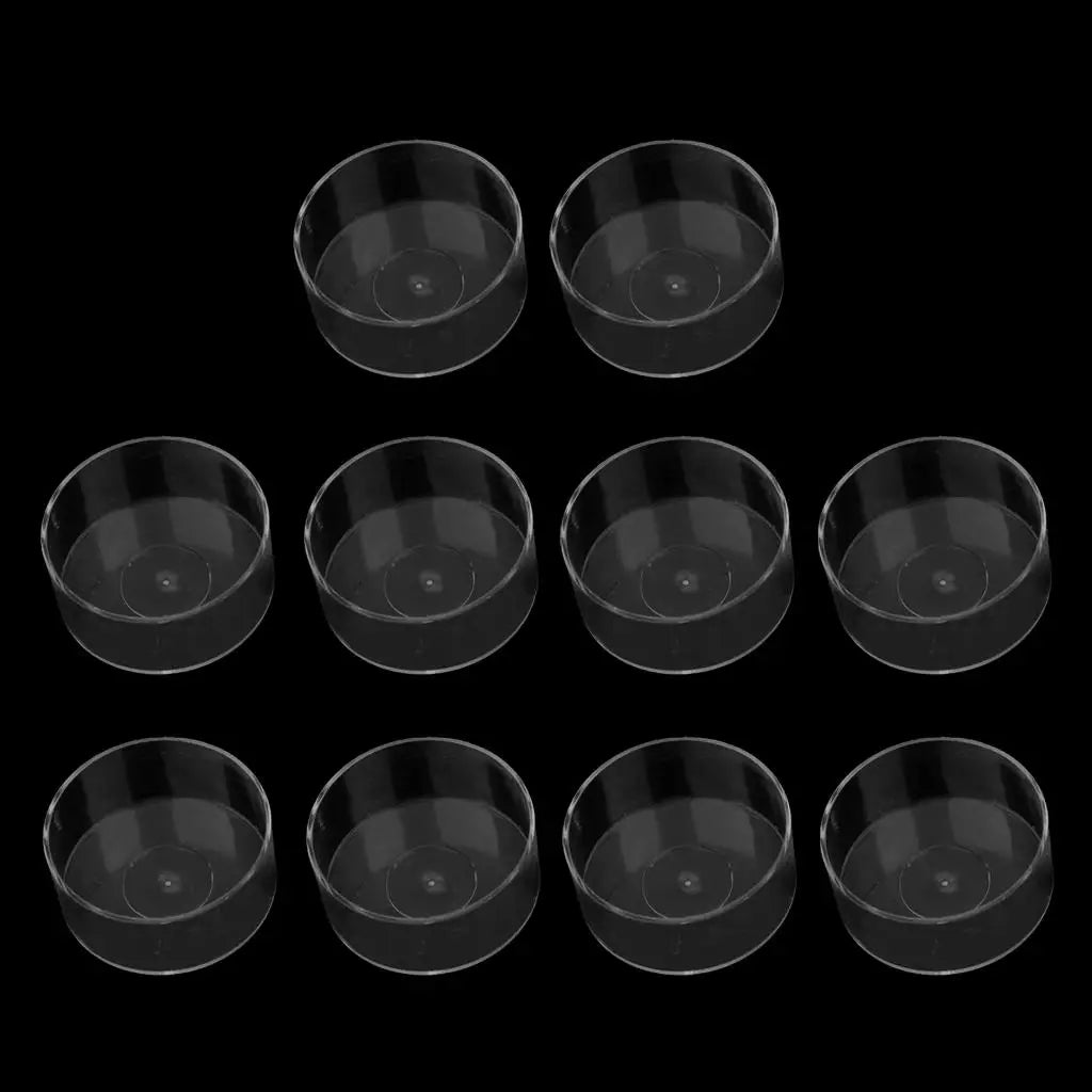 10 pcs Tealight Molds – Circle, Heart & Butterfly
