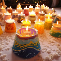 Sand Wax Natural Wax for Candle Making - Colorful Granular Wax for DIY Decor and Sand Painting - Available at Candletown.net - candletown.net