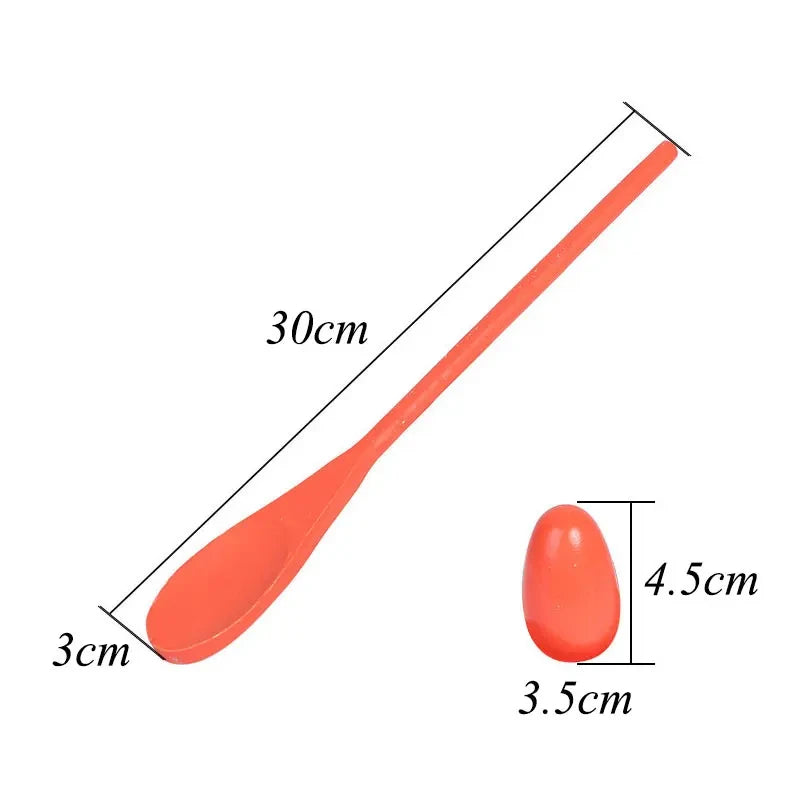 Wooden Egg & Spoon Race Game – Easter Balance Challenge