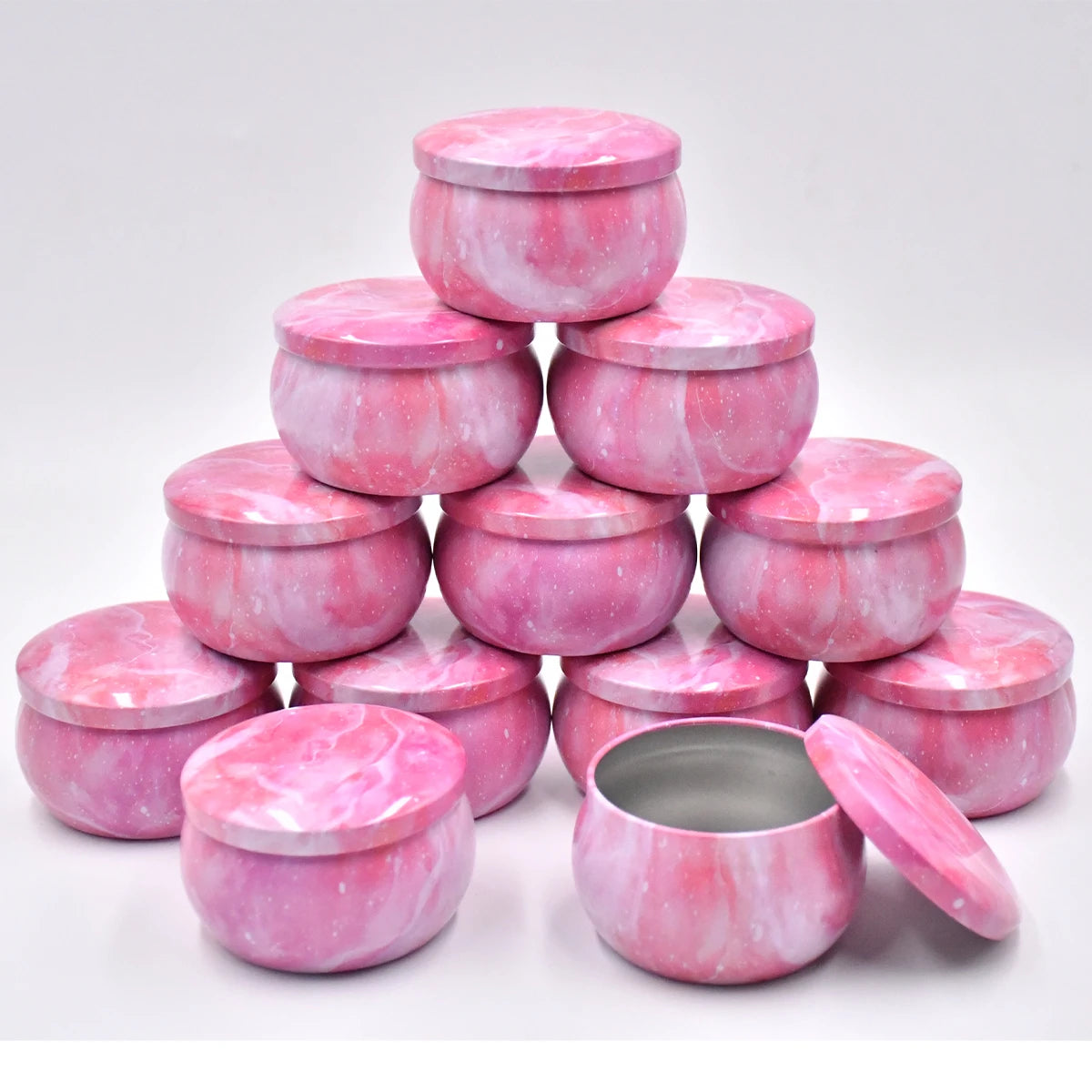 4oz (1,18 dl) Candle Tins – Set of 12
