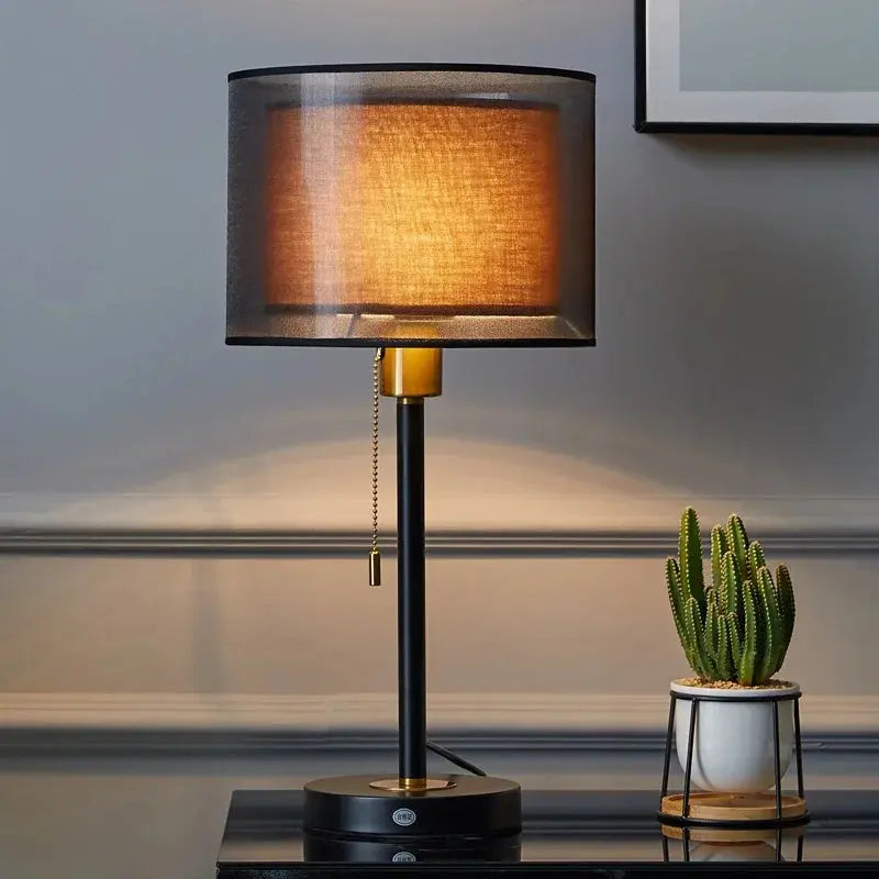 American Gold Table Lamp – Nordic Modern Luxury Design - candletown.net