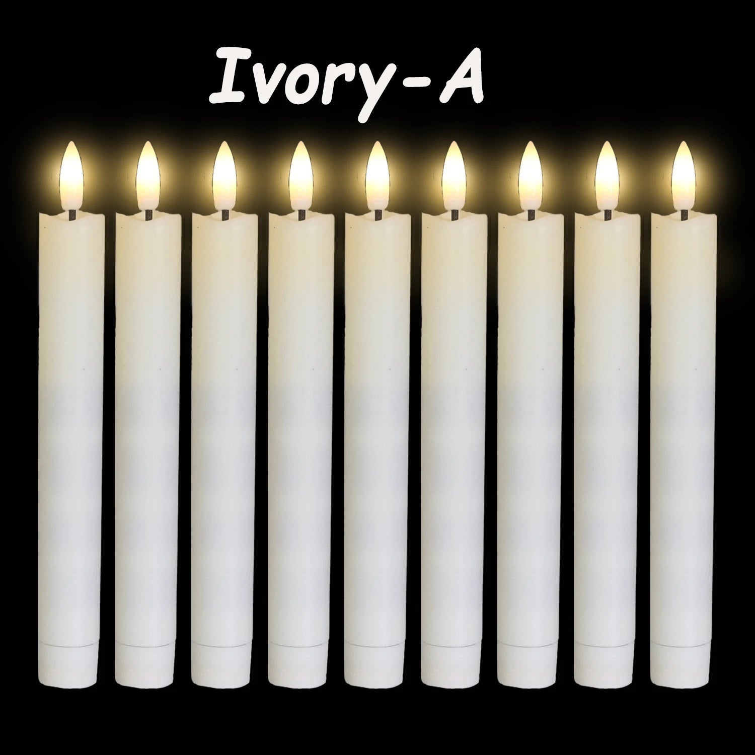 Flameless LED Taper Candles (12–300PCS)