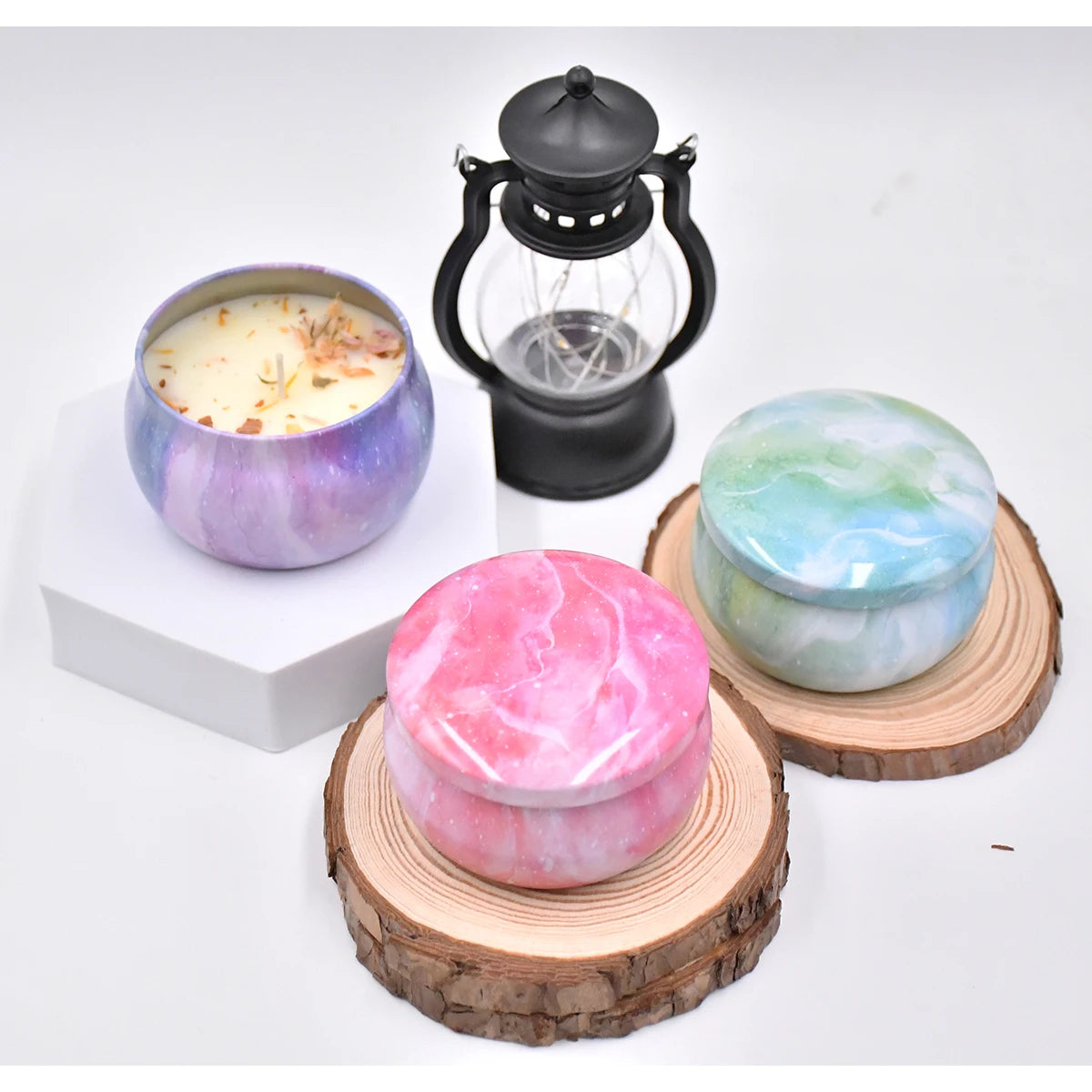 4oz (1,18 dl) Candle Tins – Set of 12