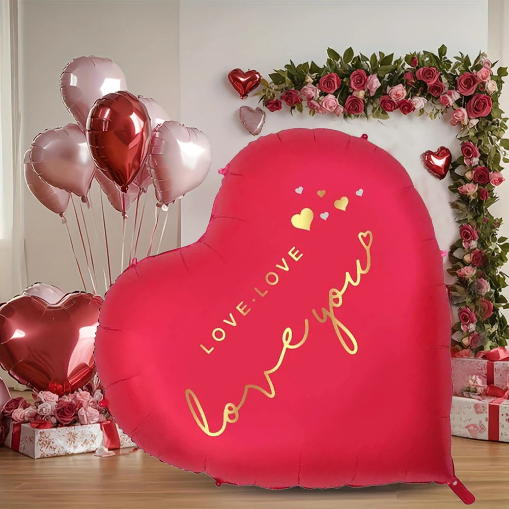 Oversized 63 inch Love You Heart Balloon - candletown.net