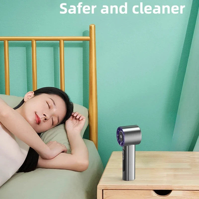 USB-ladattava Käsituuletin – 100 Nopeutta & Tehokas Turbo-Viilennys kotiin, grilliin ja matkalle