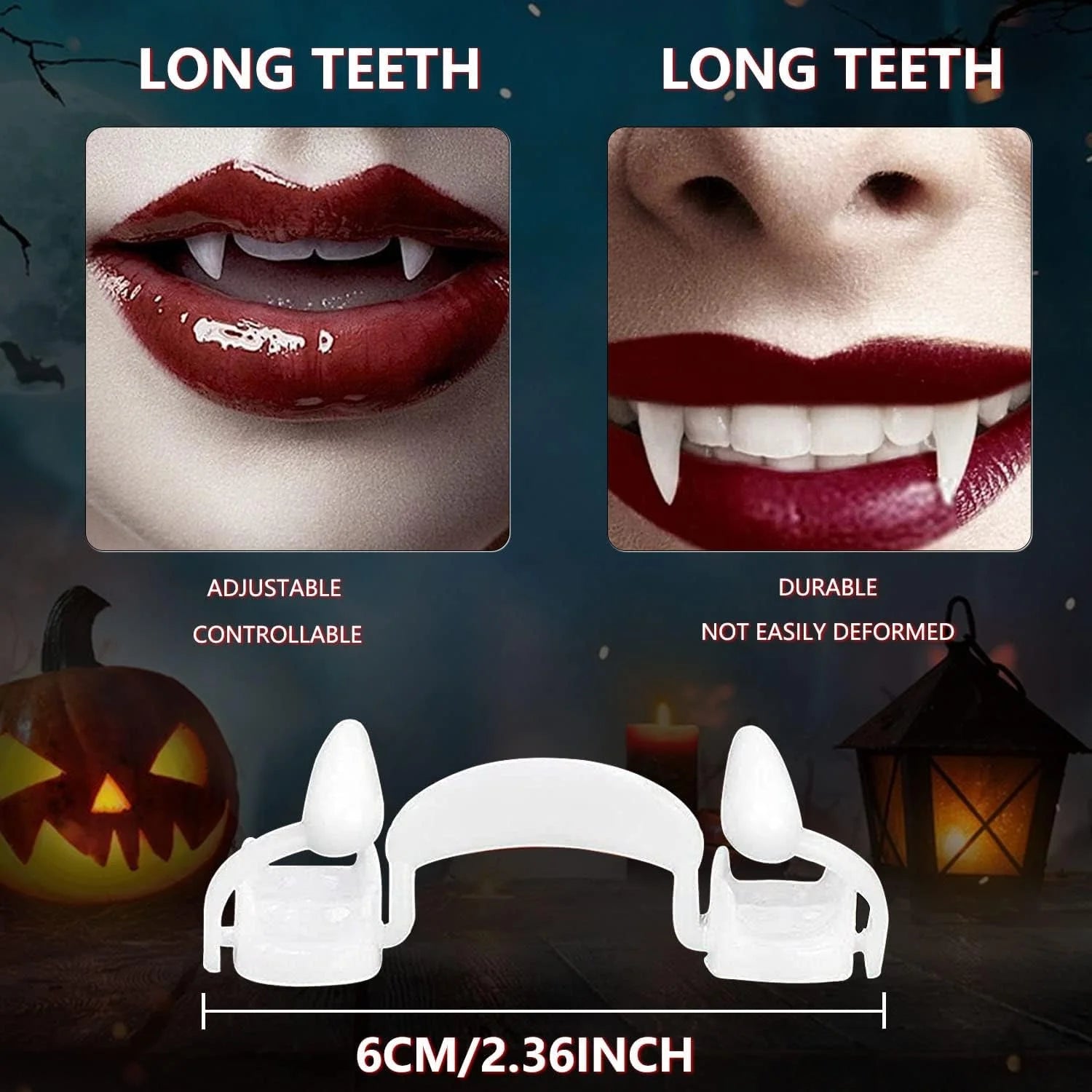 Retractable Halloween Vampire Fangs