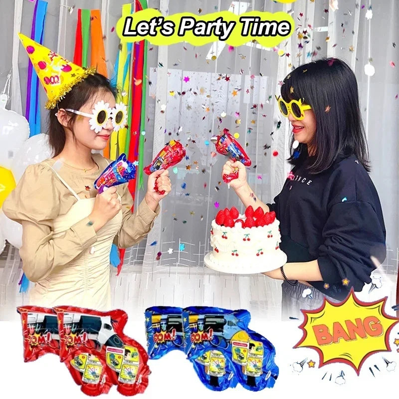Handheld Confetti Poppers – Party Celebration Set (10 pcs) - candletown.net