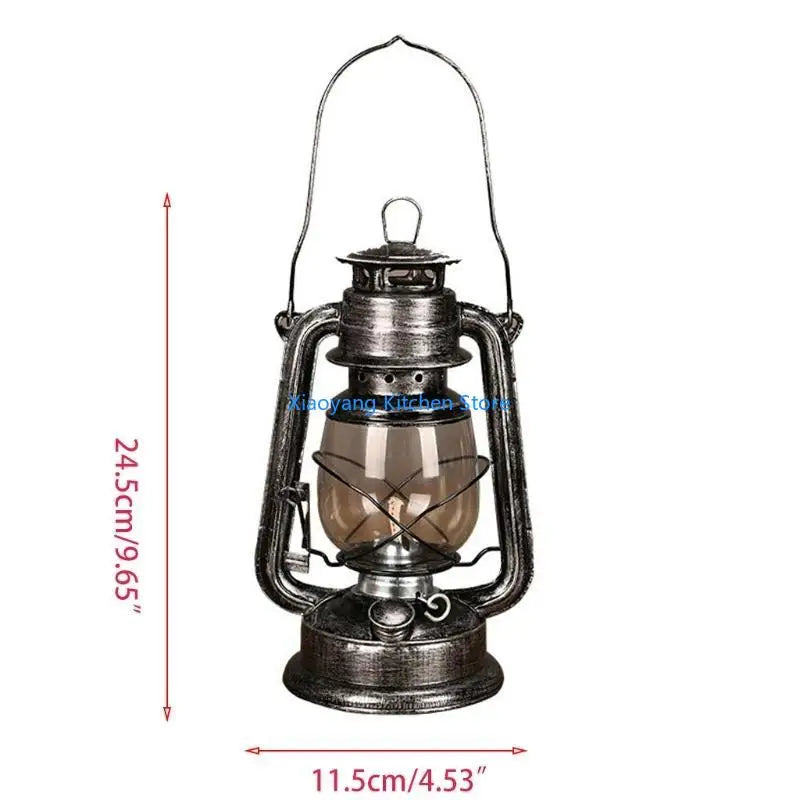 Vintage Metal Oil Lantern