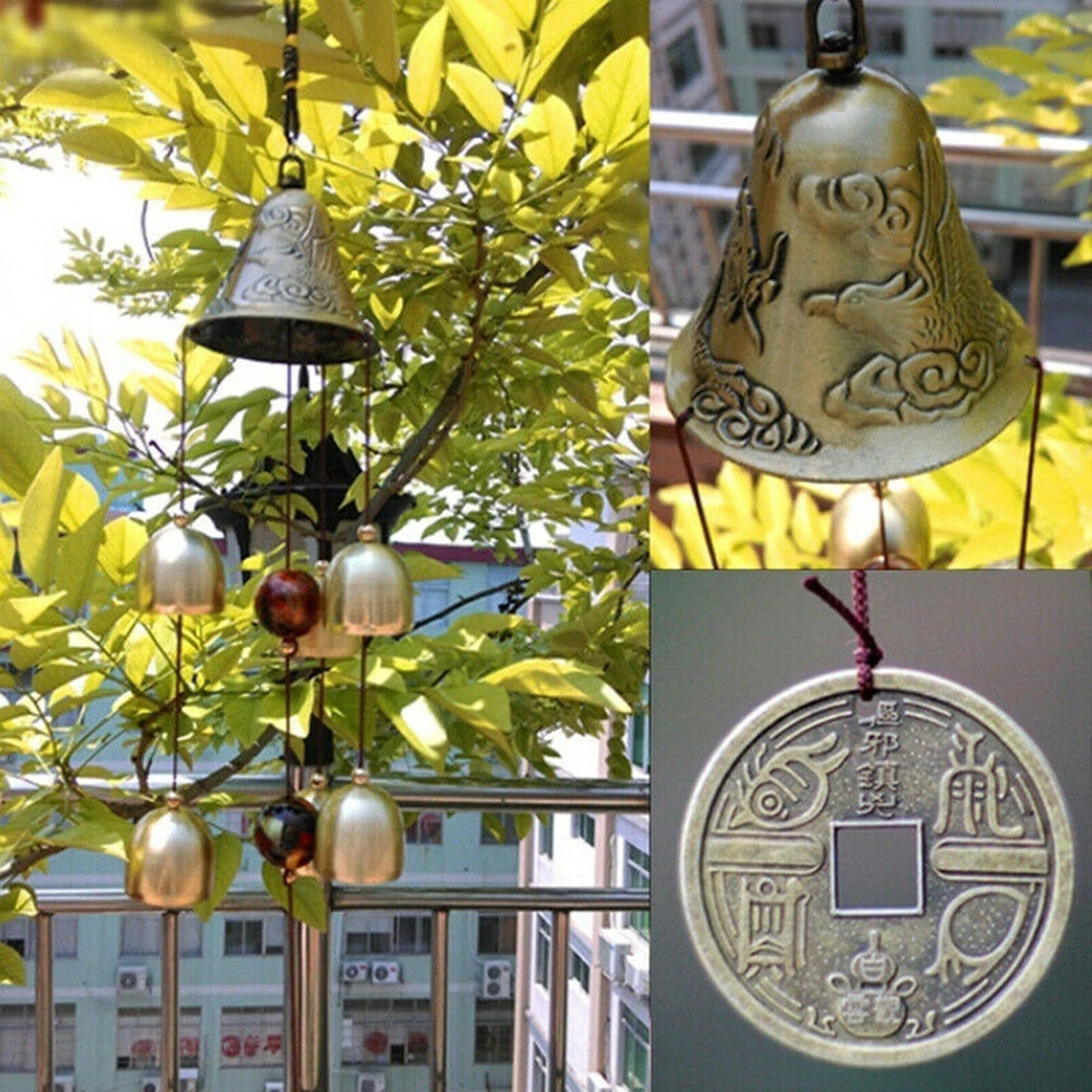 6 Bell Metal Wind Chime - candletown.net