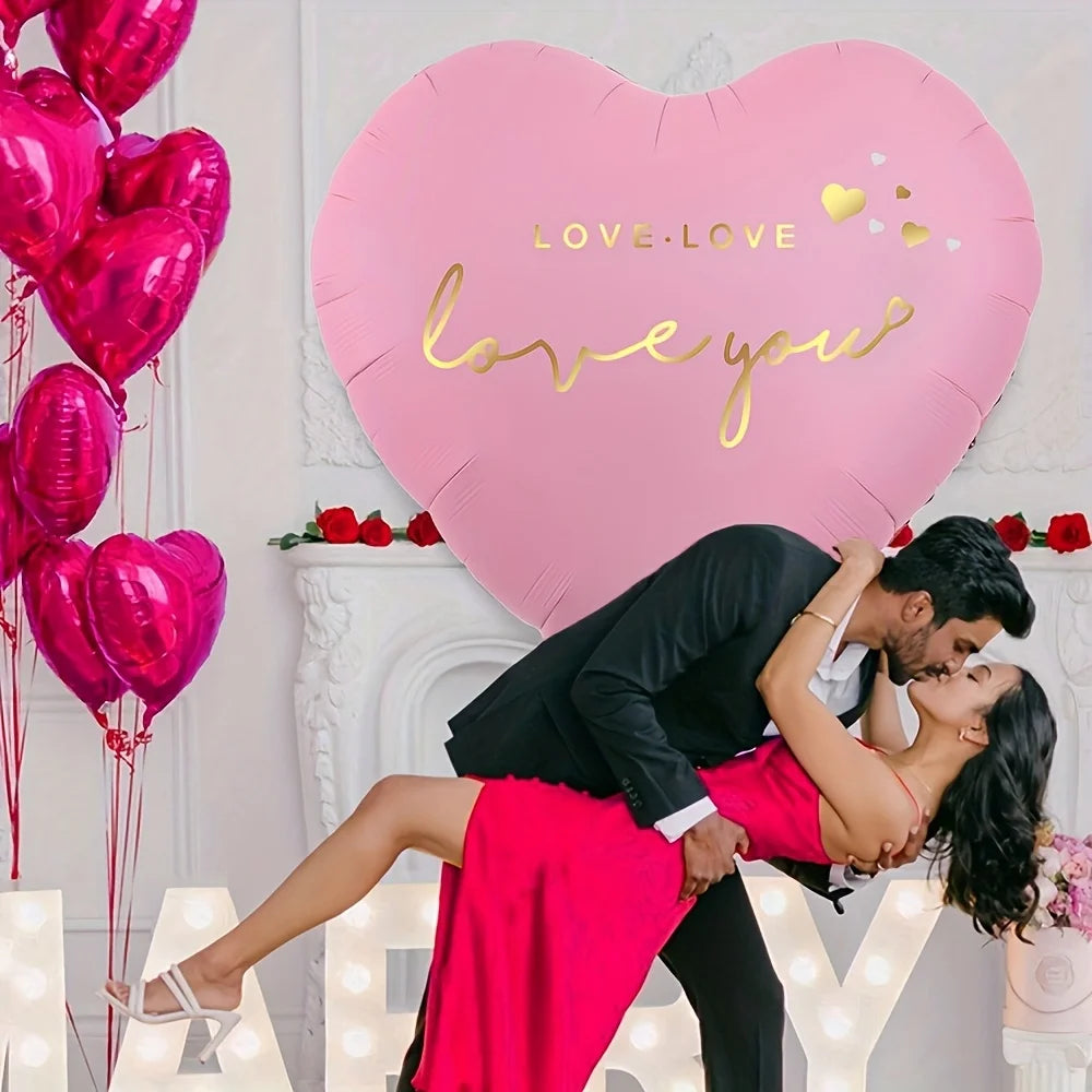 Oversized 63 inch Love You Heart Balloon - candletown.net