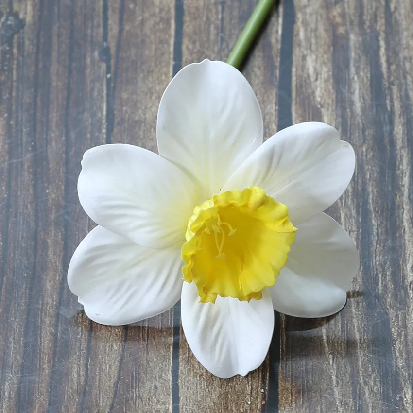 20PCS Artificial Daffodil Flowers – Real Touch Spring Blooms - candletown.net