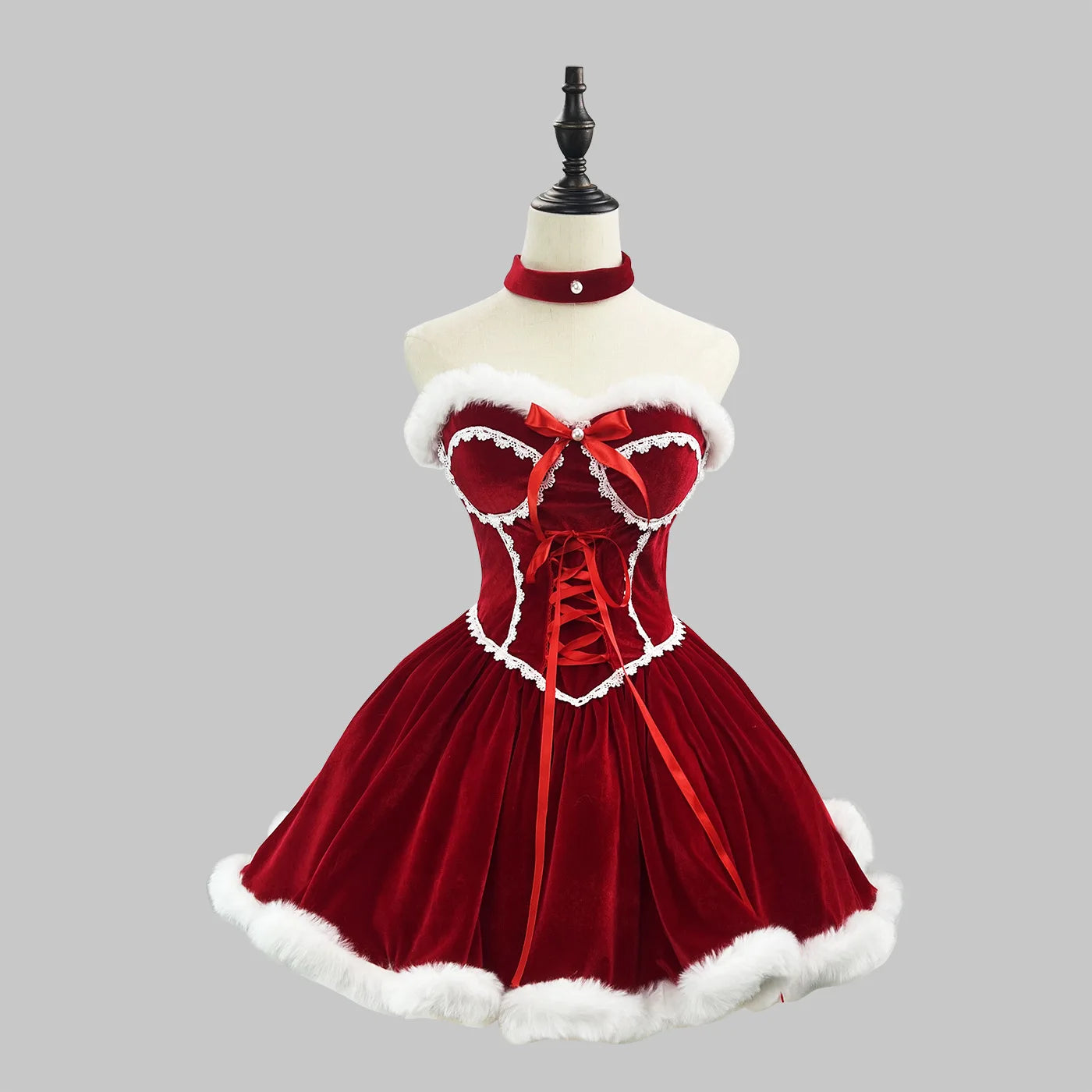 Santa Claus Cosplay Dress | Christmas Party Outfit
