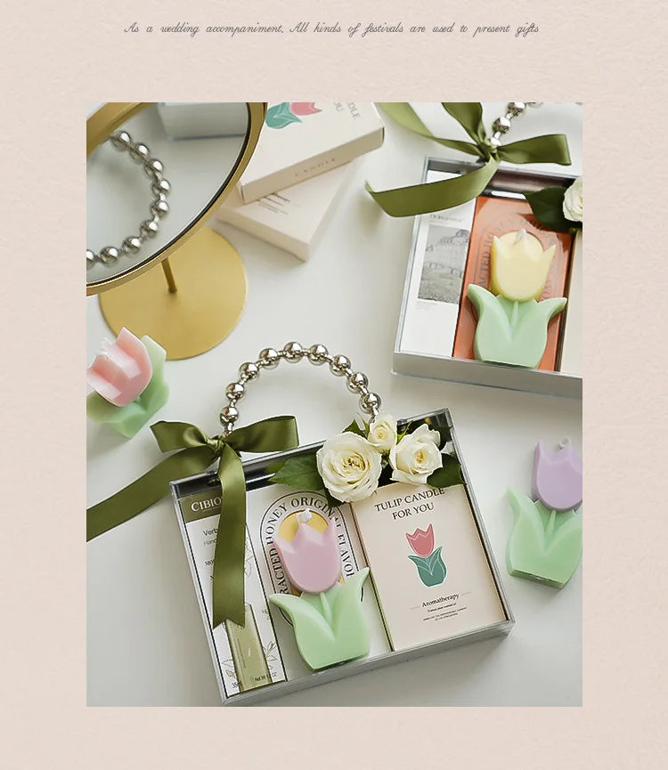 Handmade Tulip Soy Wax Candle - candletown.net