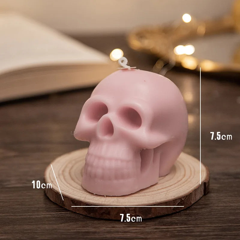 Halloween Skull Tuoksukynttilä - Käsintehdyt aromikynttilät kodin sisustamiseen