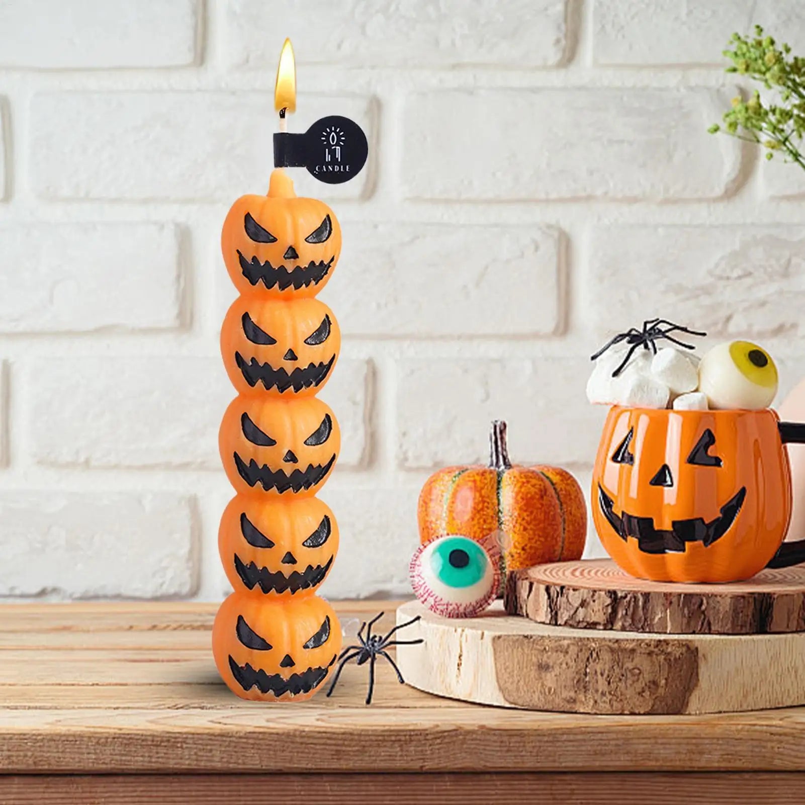 Halloween Scented Candle – Skull, Pumpkin & Finger Shapes