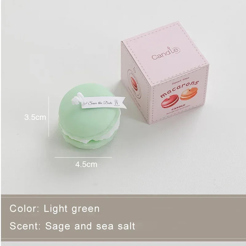 Scented Macaron Candles - Adorable Pastel Color Candle For Gift And Decoration - candletown.net