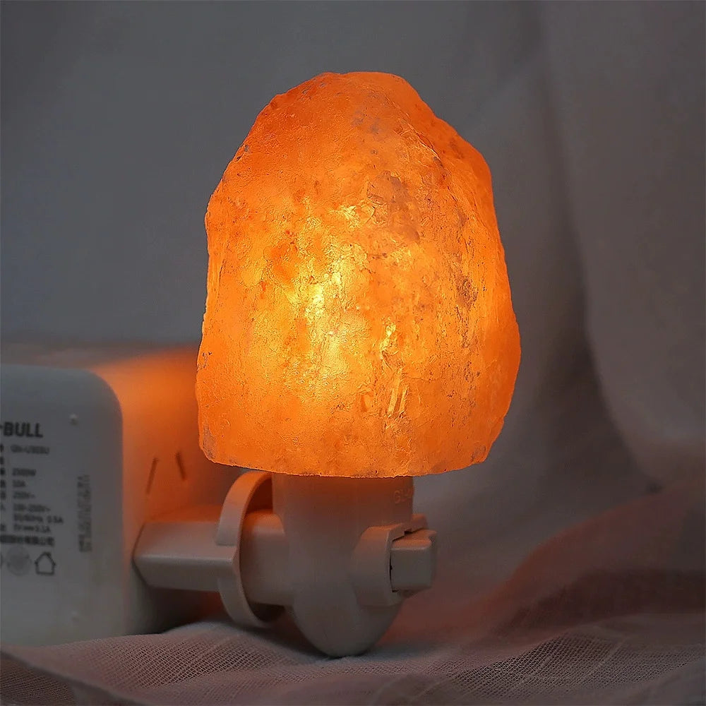 Himalayan Salt Lamp Night Light – Natural Air Purifier & Stress Relief - candletown.net