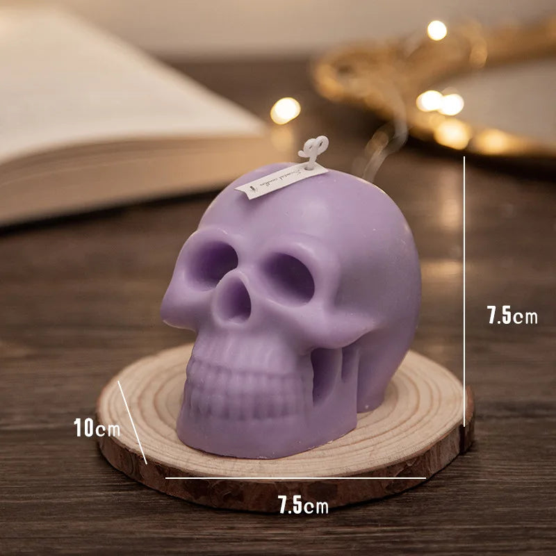 Halloween Skull Tuoksukynttilä - Käsintehdyt aromikynttilät kodin sisustamiseen
