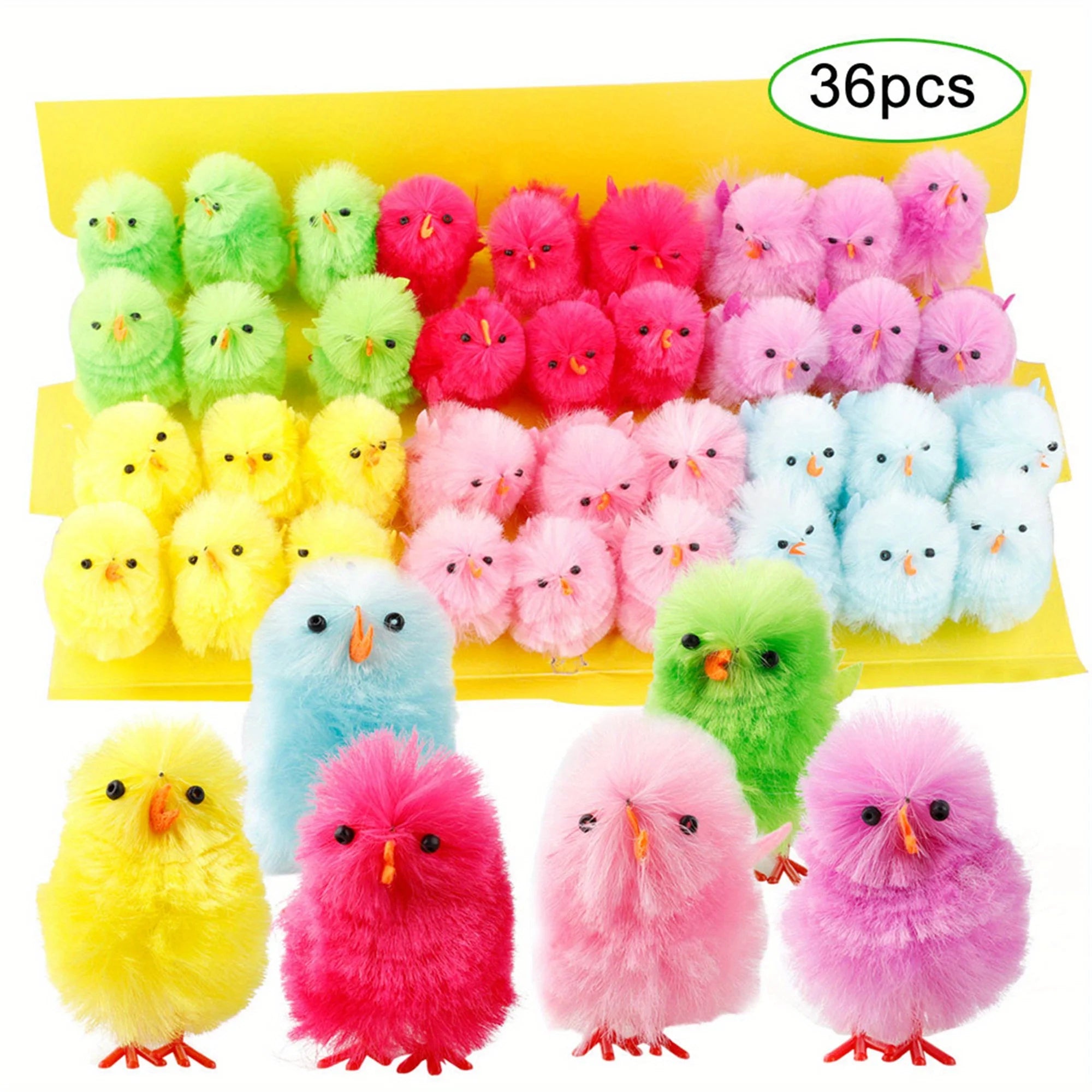 36pcs Mini Easter Chick Ornaments