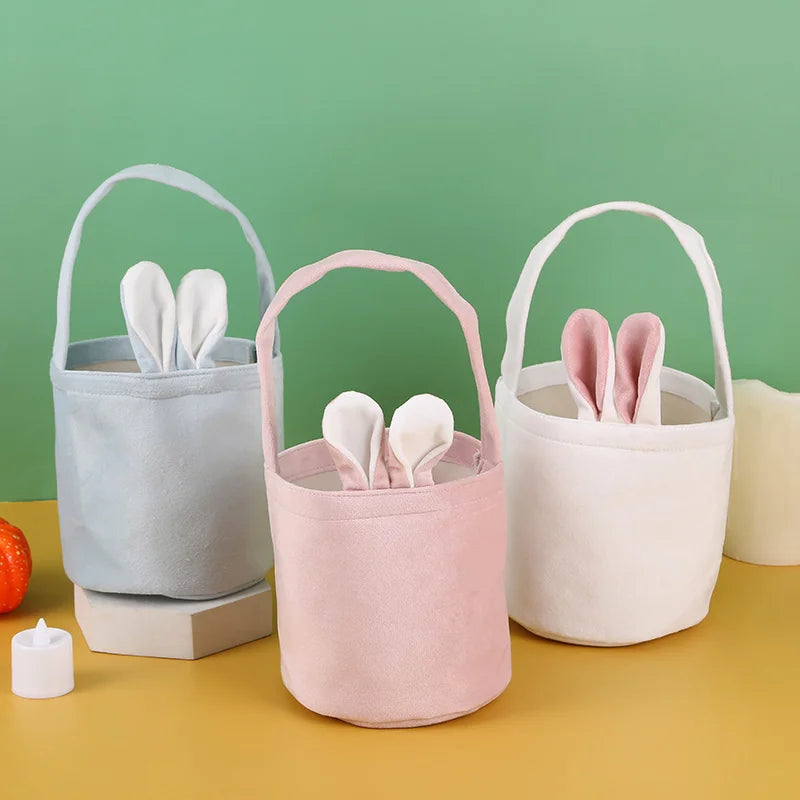 Velvet Easter Bunny Bags – Soft & Adorable Candy Bags for Easter & Celebrations - candletown.net