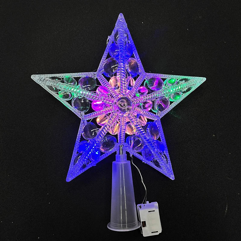 LED Christmas Tree Star Topper – 15 cm