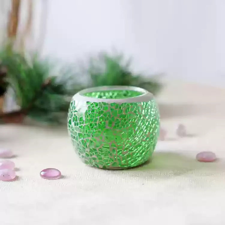 Moroccan Mosaic Glass Candlestick – Votive Candle Holder - candletown.net