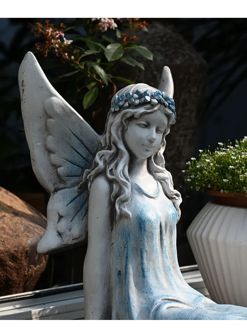 Resin Mermaid Garden Decoration – Outdoor Summer Accent - candletown.net