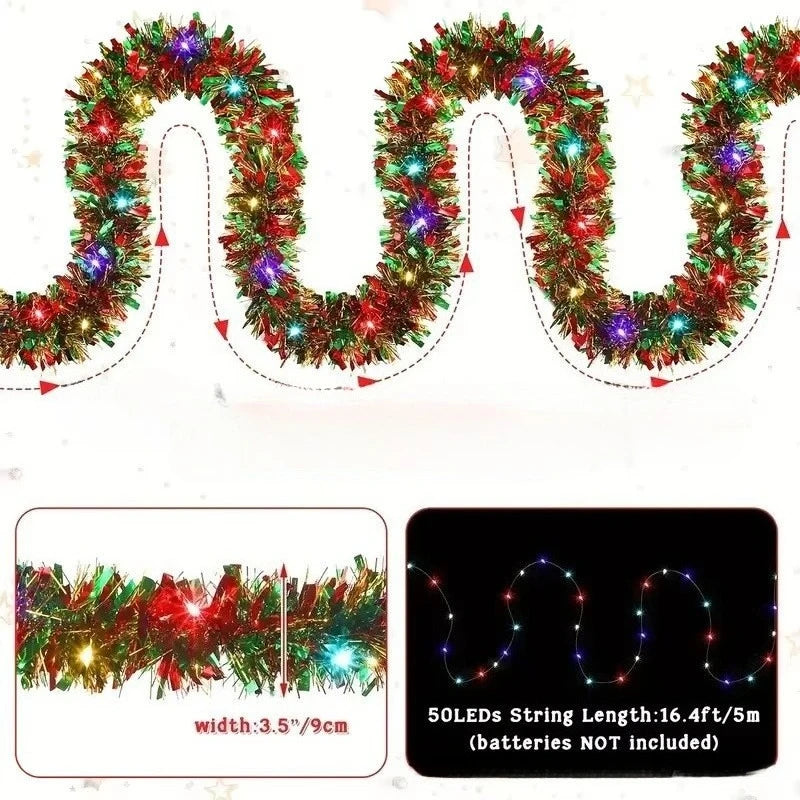 Christmas Ribbon Fairy Light String – 5M / 10M