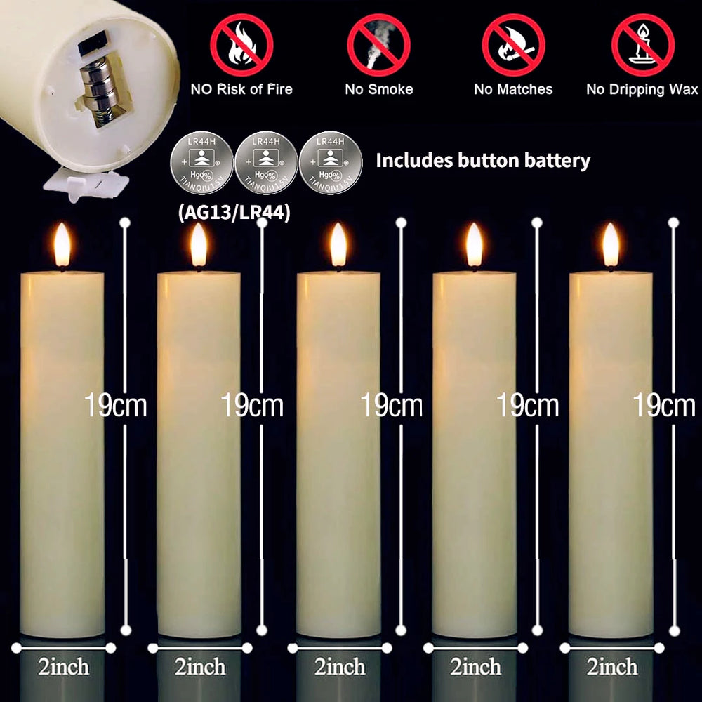 Flameless LED Candles Bulk Set - candletown.net