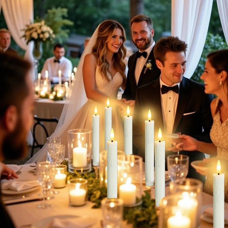 Flameless LED Taper Candles (12–300PCS) - candletown.net