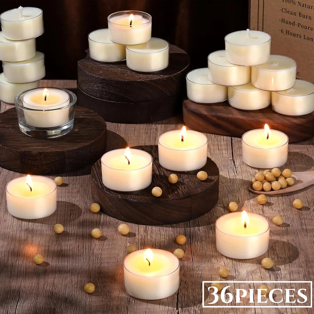 Beeswax Tealight Candles - candletown.net