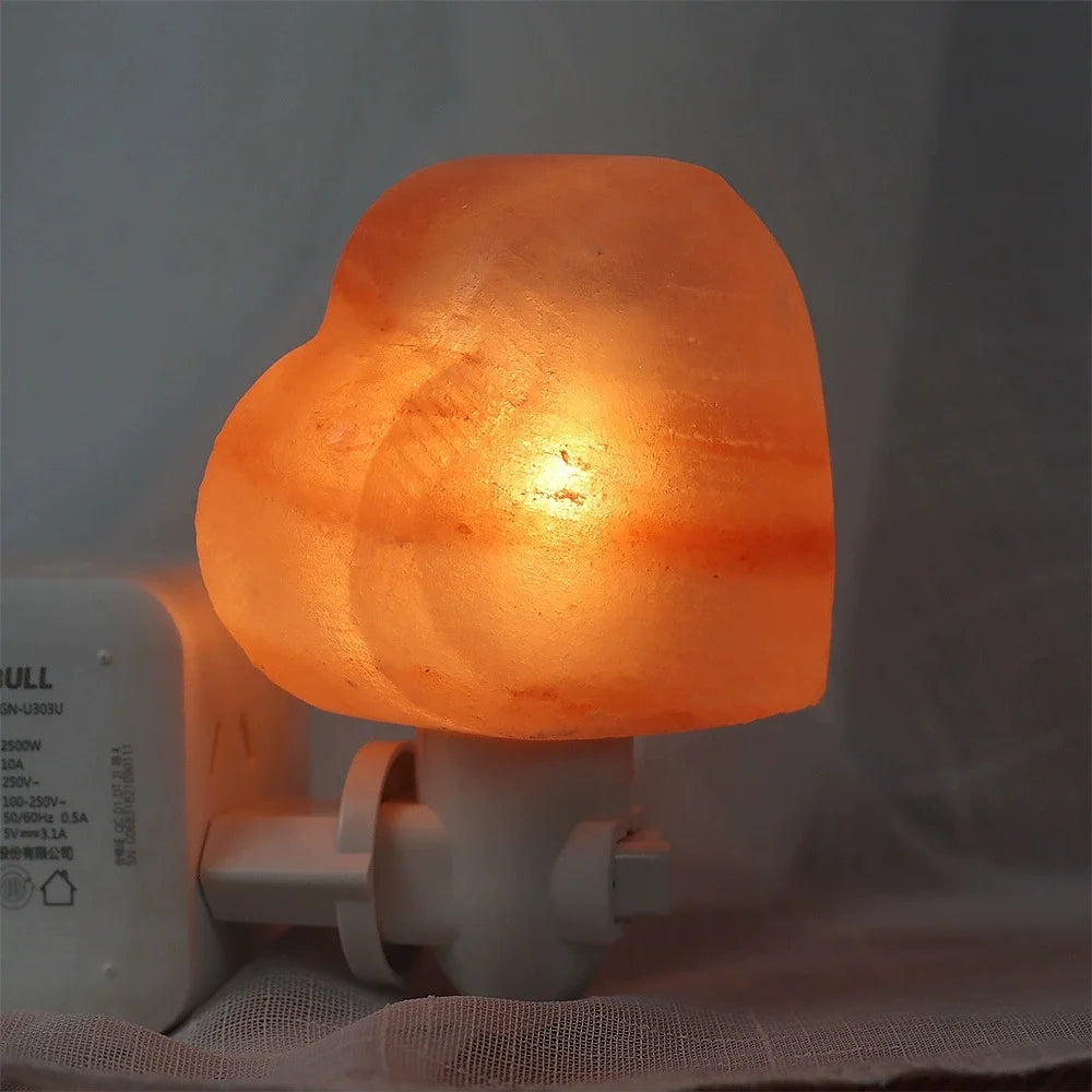 Himalayan Salt Lamp Night Light – Natural Air Purifier & Stress Relief