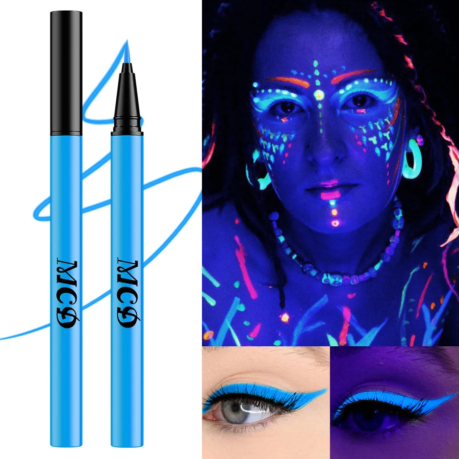 UV Neon Face & Body Paint Pen – 8 Fluorescent Colors