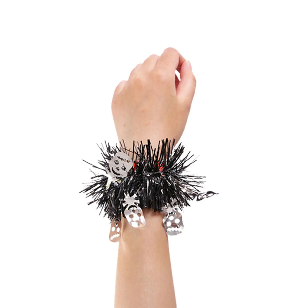Halloween Costume Accessories Set – Glasses, Mask, Bat Hair Clip & Bracelet