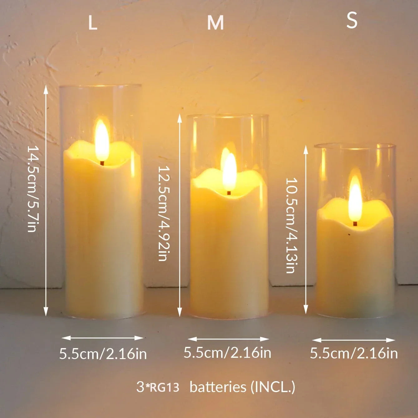 LED Flameless Flickering Candle